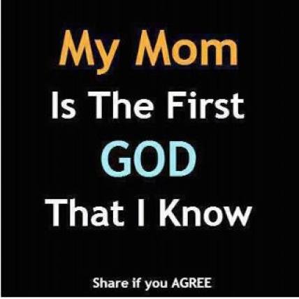 my mom forever my god